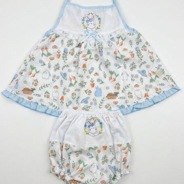 Imported Thailand suiting with Rabbit Graphics