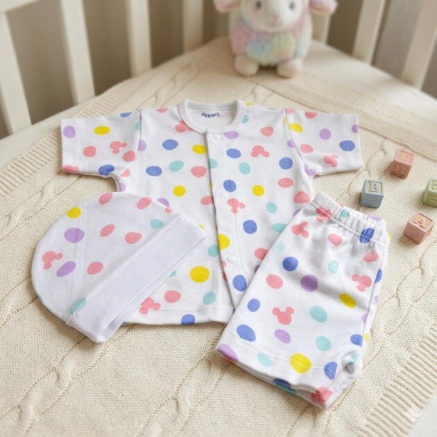 Suiting with dotted print