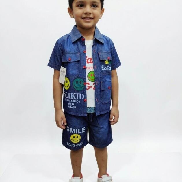 Soft Light Denim 3pc Suit